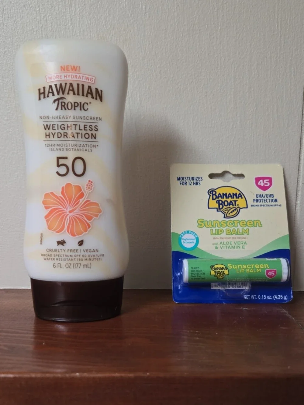 Weightless Hydration SPF 50 Sunscreen - Body And SPF 45 for Lips.